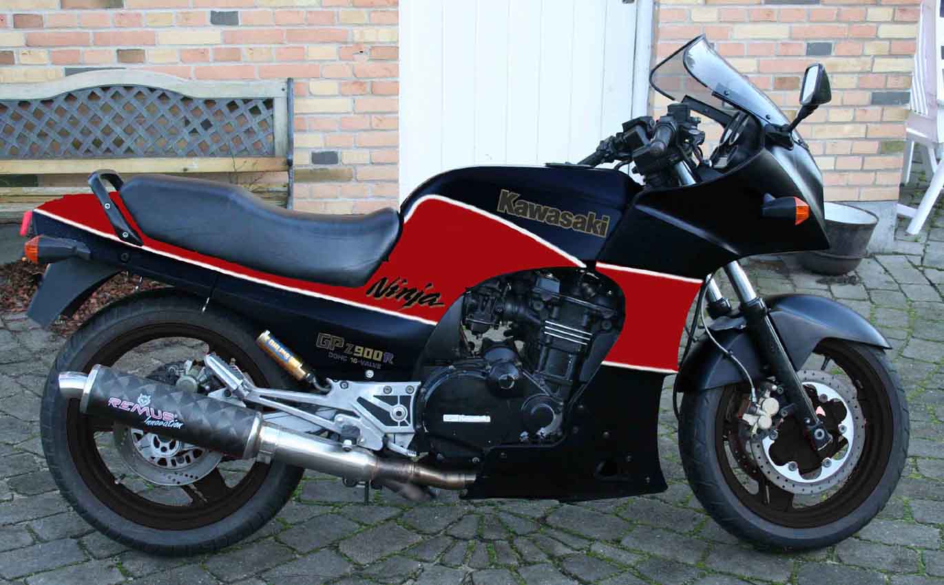 Kawasaki gpz deals top gun